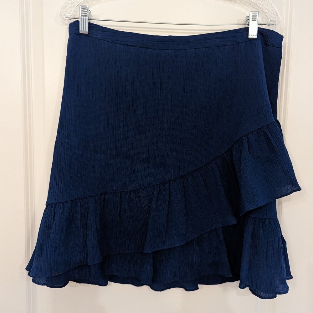Banana Republic Navy Mini Skirt SZ 12